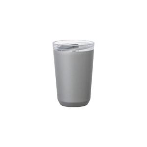 KINTO (キントー) トゥーゴータンブラー 360ml プラグ付 シルバー 20445｜kirelab-net