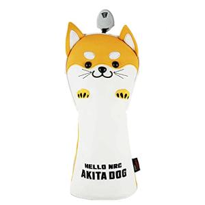 ゴルフ クラブ カバー 秋田犬/チルト ネコ かわいい 黄 フード ウッド アイアン パター ハイブリッド カバー (DR/FW/UT) 調節｜kirelab-net