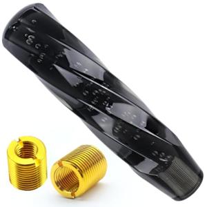 シフトノブ トラック 黒 クリスタル 200mm 光の加減で表情が変わる｜ルミナスエイト ヤフー店