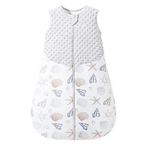 [HOOMCOOM] スリーパー ベビー 冬 綿 柔らかく 赤ちゃん 寝袋 暖かい 寝冷え防止 1.5 Tog 6ヶ月から12ヶ月 グレー｜kirelab-net