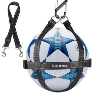 SuplutuX サッカーボール ボールネット ボール バッグ サッカー ボール入れ 袋 収納 ネット リュック &amp; 自転車取付 調節 大人 小