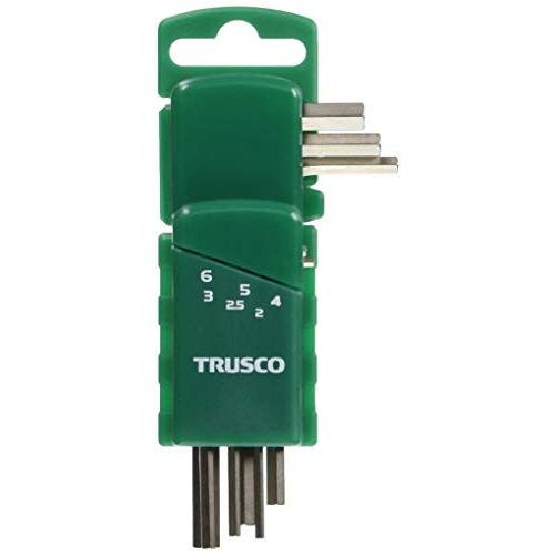 トラスコ中山(TRUSCO) 六角棒レンチ 両端いじり止め穴付 6本セット HW-TP6S