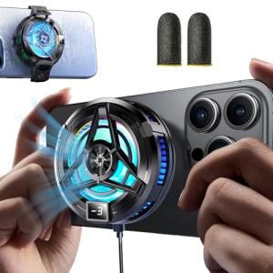 スマホ 冷却ファン 2025年最新LED温度表示 磁気式/クリップ式2way ペルチェ素子 Androidスマホクーラー Phoneスマホクーラ｜kirelab-net