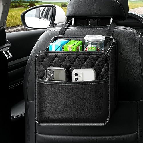 DURASIKO シートバックポケット 車用収納ケース 車用シートバックポケット 車 ティッシュケー...