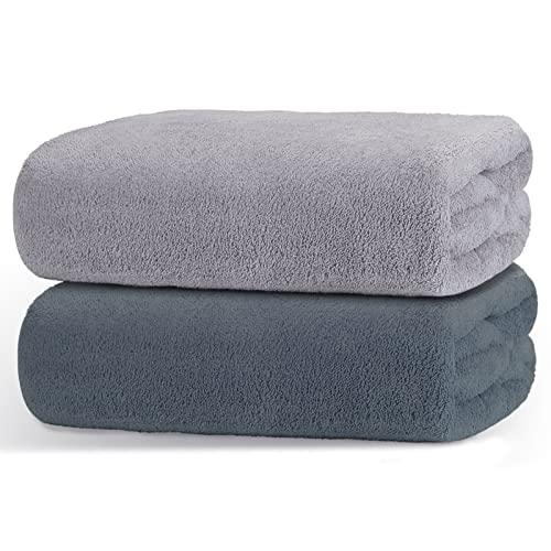 バスタオル 超大判 マイクロファイバー Junerose 2枚セット90×180cmホテル仕様 大判...