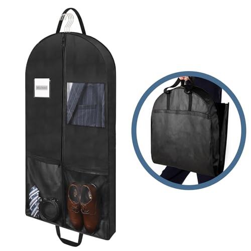 Belinlen 110×60cm ガーメントバッグ - 透明窓付きの不織布で作られたスーツ、メンズ...