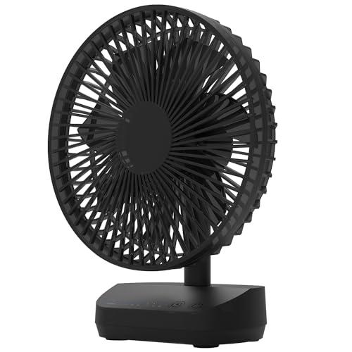 トップランド 扇風機 DCモーター 卓上 デスクファン 小型 12cm コンパクト コードレス どこ...