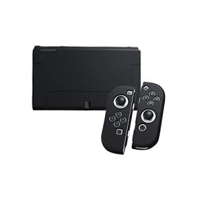 SHEAWA Switch OLED 有機ELモデル用ケース 保護ケース カバー かわいい TPU 耐衝撃 アクセサリー (ブラック)｜kirelab-net