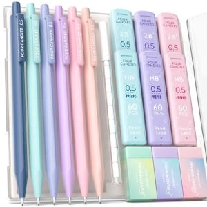 Four Candies シャーペン とペンケースセット−ピンク : ルミナス