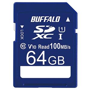 バッファロー SDカード 64GB 100MB/s UHS-1 スピードクラス1 VideoSpeedClass10 IPX7 Full HD｜kirelab-net