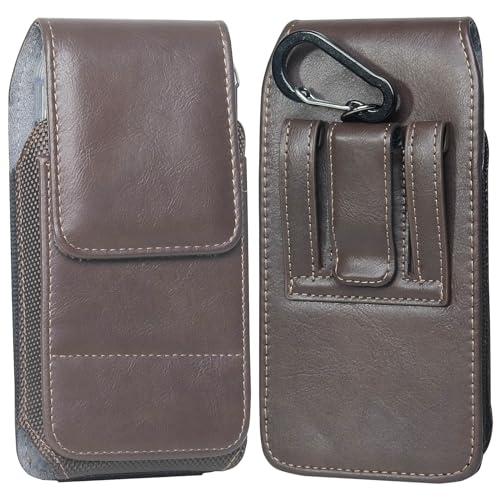 スマホ ポーチ 縦型 QBeau ベルトケース ベルト通し付き ベルトポーチ 携帯ケース 携帯ポーチ...