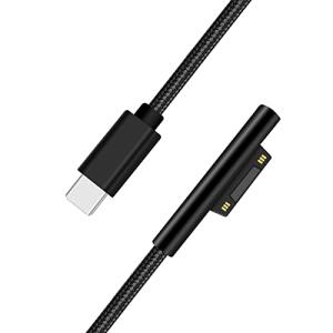 Surface 充電ケーブル ナイロン Type-C to Surface 急速充電ケーブル PD対応 1.8m マイクロソフト サーフェス 充｜kirelab-net