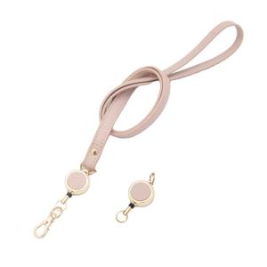 [Augenstern] リール付き首掛けストラップ ネックストラップ ロングストラップ 名札用ストラップ リール式 伸縮式 高級合皮 落下防止｜kirelab-net