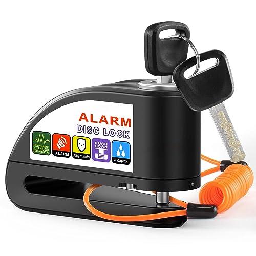 OFFBAIKU バイクロック アラーム開閉 2024最新型ディスクロック バイクディスクロック デ...