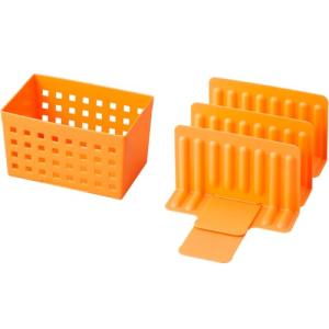 ライクイット(like-it) キッチン収納 スライド 連結できる 冷凍庫収納 スタンド 仕切り&BOX 約幅16.5x奥13x高10.5cm｜kirelab-net