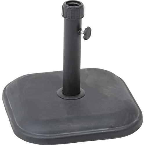 不二貿易 パラソルベース 11kg 幅36×奥行36×高さ33cm ブラック ガーデン パラソルスタ...