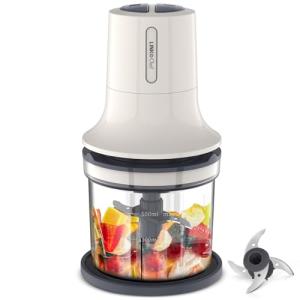 フードプロセッサー LINKChef ミキサー 小型 500ml 電動 260W ?肉机 微塵切り チョッパー みじん切り器 離乳食 大根下ろ｜kirelab-net