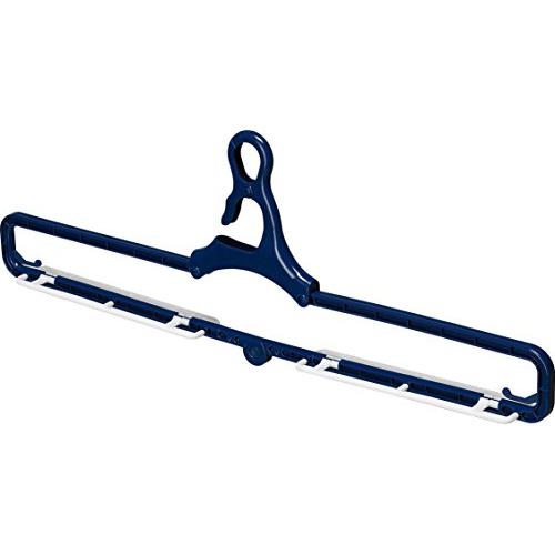 ツウィンモール 洗濯物干しバスタオルハンガー ネイビー 幅68cm BEILU BE-07N