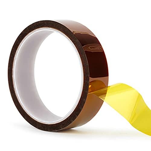 MOMI 絶縁テープ 耐熱テープ 幅20mm×長33m ポリイミドテープ 耐熱 絶縁 テープ カプト...