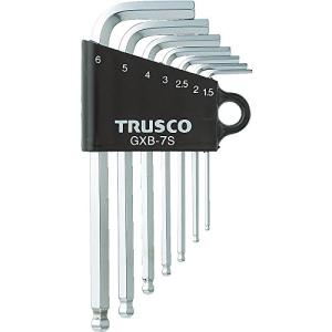TRUSCO(トラスコ) ボールポイント六角棒レンチセット 7本組 GXB-7S｜kirelab-net