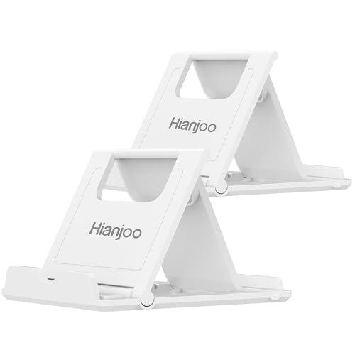 Hianjoo2セットスマホスタンド タブレットスタンド 折りたたみ式 角度調整 薄型 軽量 スマホ...