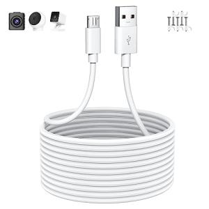 マイクロusbケーブル 3M micro usb 電源ケーブル 防犯監視カメラの給電用 USB A- micro B オスオス ATOM Cam｜kirelab-net