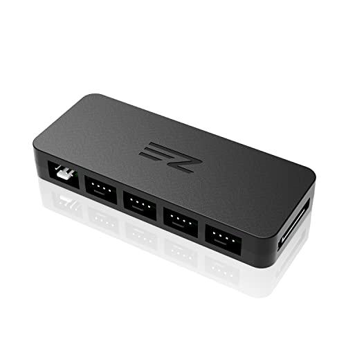 EZDIY-FAB 10ポート ファンハブ 、 PWMファンハブ/スプリッター 、4ピンおよび3ピン...