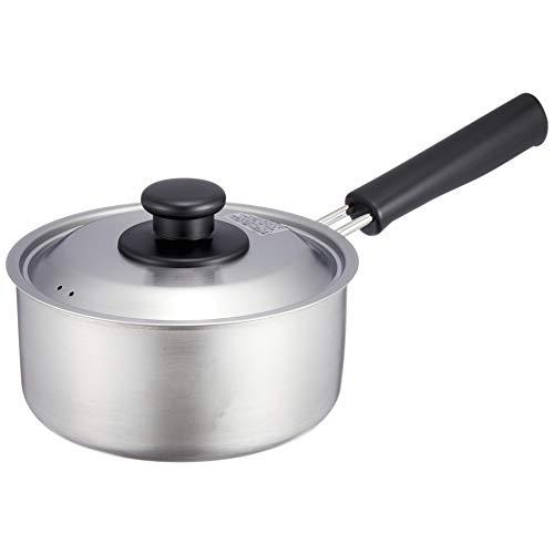 パール金属 片手鍋 16cm 鍋蓋付 IH対応 ステンレス メイドインジャパン 日本製 シルバー H...