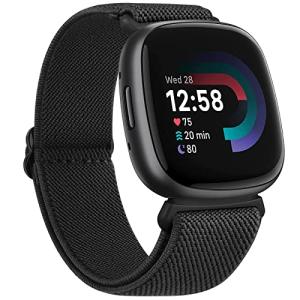 ナイロン弾性バンド男性女性用対応Fitbit Versa4 バンド&Fitbit Versa3 バンド&Fitbit Sense2 バンド&Fi｜ルミナスエイト ヤフー店