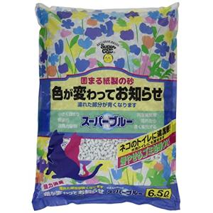 スーパーキャット 猫砂 NEWスーパーブルー 6.5L マルチカラー｜kirelab-net