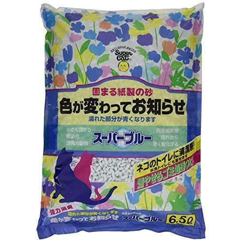 スーパーキャット 猫砂 NEWスーパーブルー 6.5L マルチカラー
