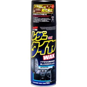ソフト99(SOFT99) 足回りケア コーティング レザー&タイヤワックス 自動車用合成皮革、タイヤ、ゴム、プラスチック類の保護、艶出し用 0｜kirelab-net