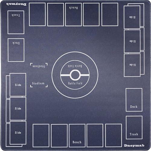 フルサイズ カード プレイマットロール包装、折り目なし 厚さ3mm ラバー カードゲームマット， ぷ...