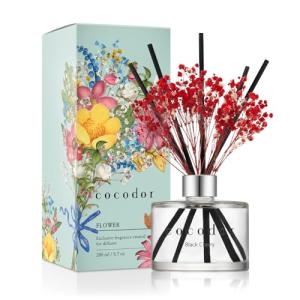COCODOR ココドール フラワーディフューザー ブラックチェリー(Black Cherry) 200ml リードディフューザー スティック付｜kirelab-net