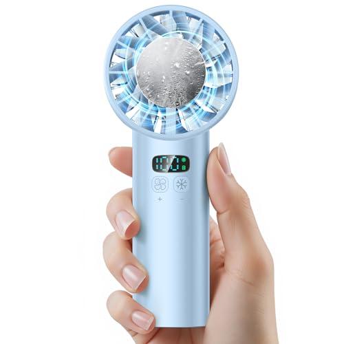 2025年夏の初登場 -25℃瞬間冷却 携帯扇風機 冷却プレート ハンディファン 12枚羽根 600...