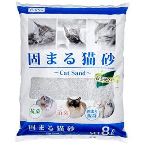 ペットプロ 固まる猫砂 大容量 8L すぐ固まる 消臭 ニオイを取る砂｜kirelab-net