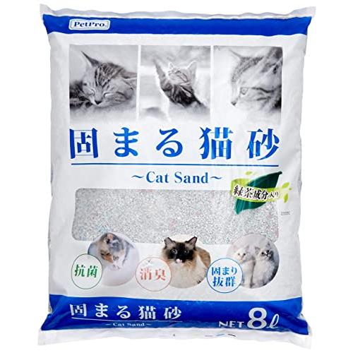ペットプロ 固まる猫砂 大容量 8L すぐ固まる 消臭 ニオイを取る砂