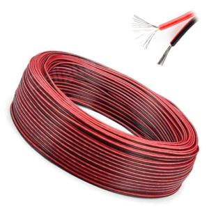 SSZYMAOYI AWG22 電線 ケーブル 配線コード 延長コード 赤黒 20m 2芯 LEDストリップライト接続ケーブル 電子工作 配線｜kirelab-net