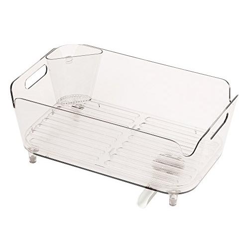 パール金属 水切りラック用 クリア 幅38×奥行24×高さ15cm 水切りバスケットセット(クリア)...