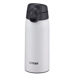 タイガー 水筒 350ml マグボトル ワンタッチ ステンレスボトル 真空断熱ボトル 保温保冷 在宅 タンブラー利用可 スノードロップ(ホワイト｜kirelab-net