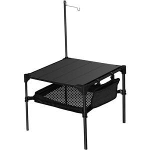 アウトドア テーブル 折りたたみ 超軽量 キャンプ テーブル アルミ ロールテーブル アウトドア ハイキング BBQ コンパクト 簡単組立 収納｜kirelab-net