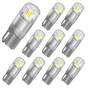 OXILAM T10 LED 6000kホワイト T10 LEDポジションランプ ナンバー灯 ルームランプ LED T10 2pcs 2835チ｜kirelab-net
