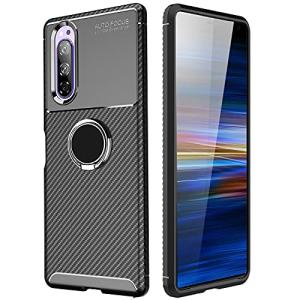 Xperia5 ケース リング付き TPU 耐衝撃 SO-01M SOV41 901SO 衝撃吸収 傷防止 カメラ保護 車載ホルダー対応 指紋防｜kirelab-net