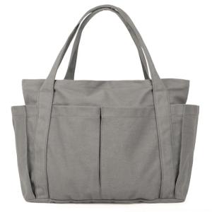 [imeetu] トートバッグ マザーズバッグ キャンバス トート レディース メンズ 肩掛けバッグ グローサリー 通学 帆布 大容量 多機能｜kirelab-net