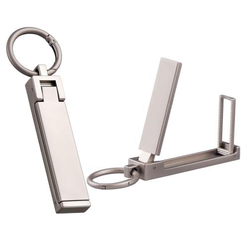 Mairearn バッグハンガー テーブルフック スマホスタンド キーホルダー 亜鉛合金 メッキ処理...