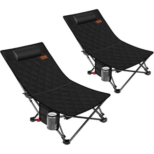 DesertFox キャンプチェア リクライニングチェア アウトドアチェア 単品/セット 折りたたみ...
