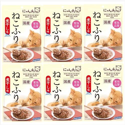 はごろも 猫用おやつ ねこふり(国産)(3111) 煮干し味 15g×6個セット(まとめ買い) 15...