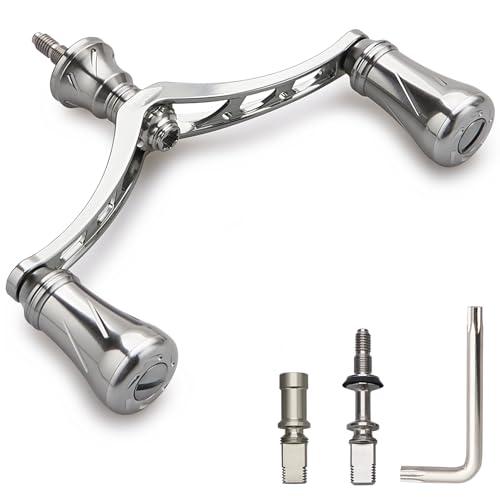 HEIGHTEN 80mm/95mm/98mm リール ハンドル 20mm/19mm ノブ 搭載 シ...