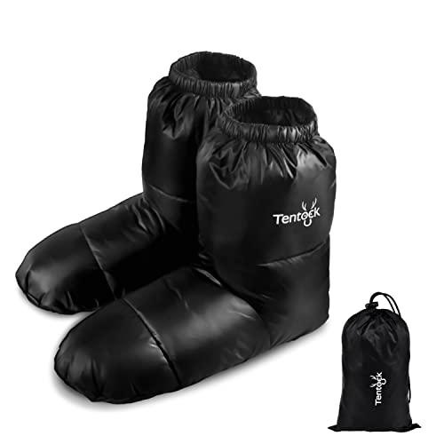 Tentock ダウンシューズ ダウンソックス アウトドア 冬 防寒具 ダウン プラス 男女兼用 テ...