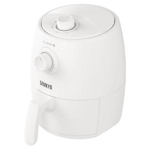 SAMKYO ノンフライヤー エアフライヤー 2L コンパクト 1-2人用 一人暮らし ノンフライヤー機 電子レシピ付き 電気フライヤー 油なし｜kirelab-net